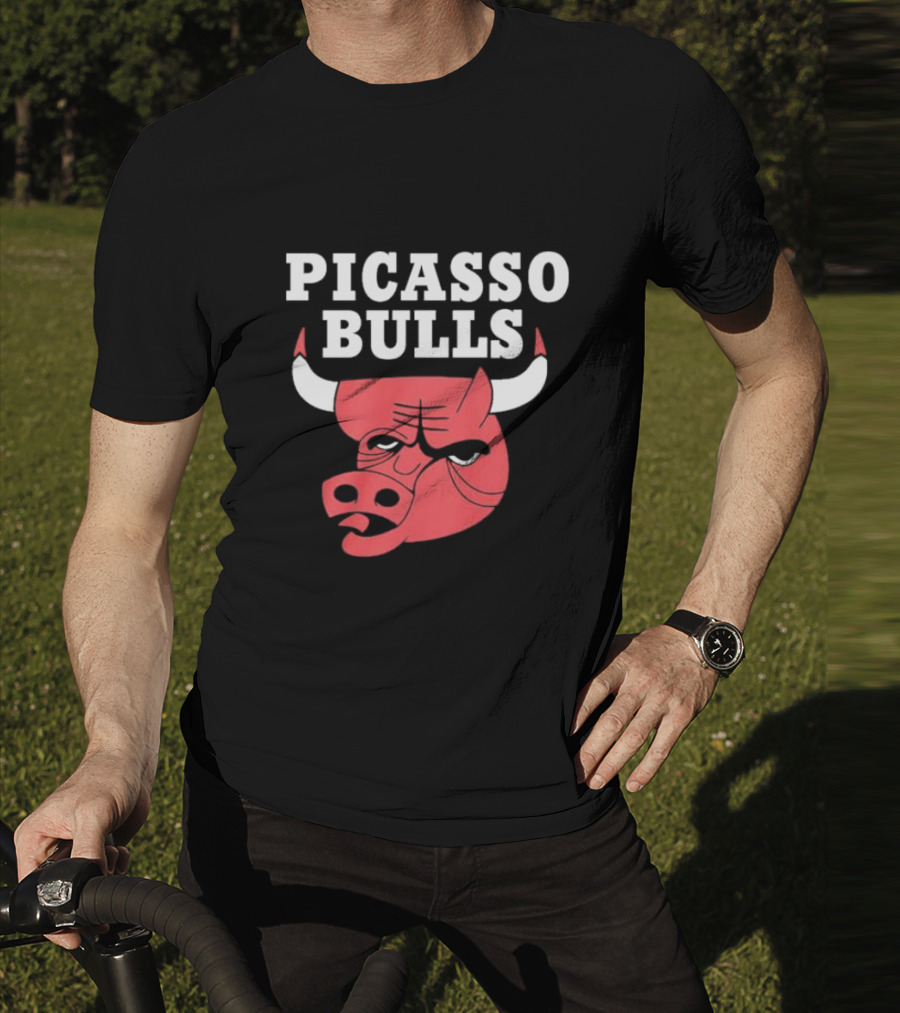 PICASSO BULLS Red Bull Head T-Shirt