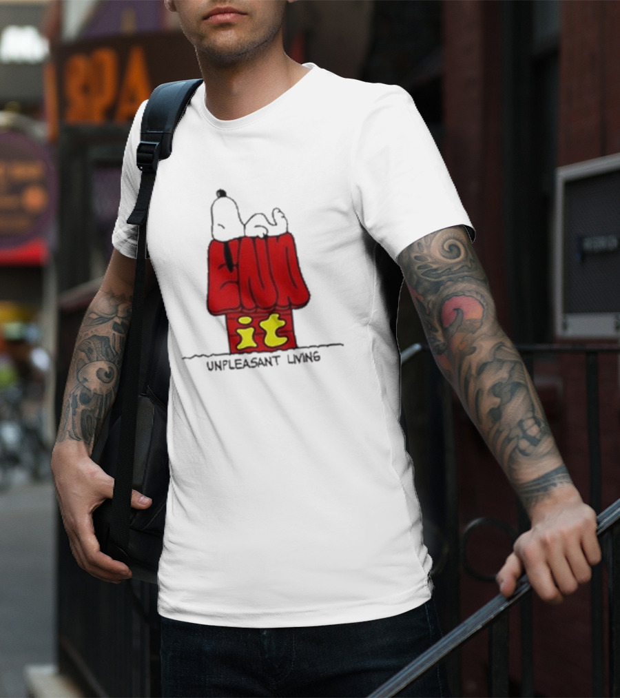 End It Unpleasant Living Pistachio Gallery Doghouse T-Shirt