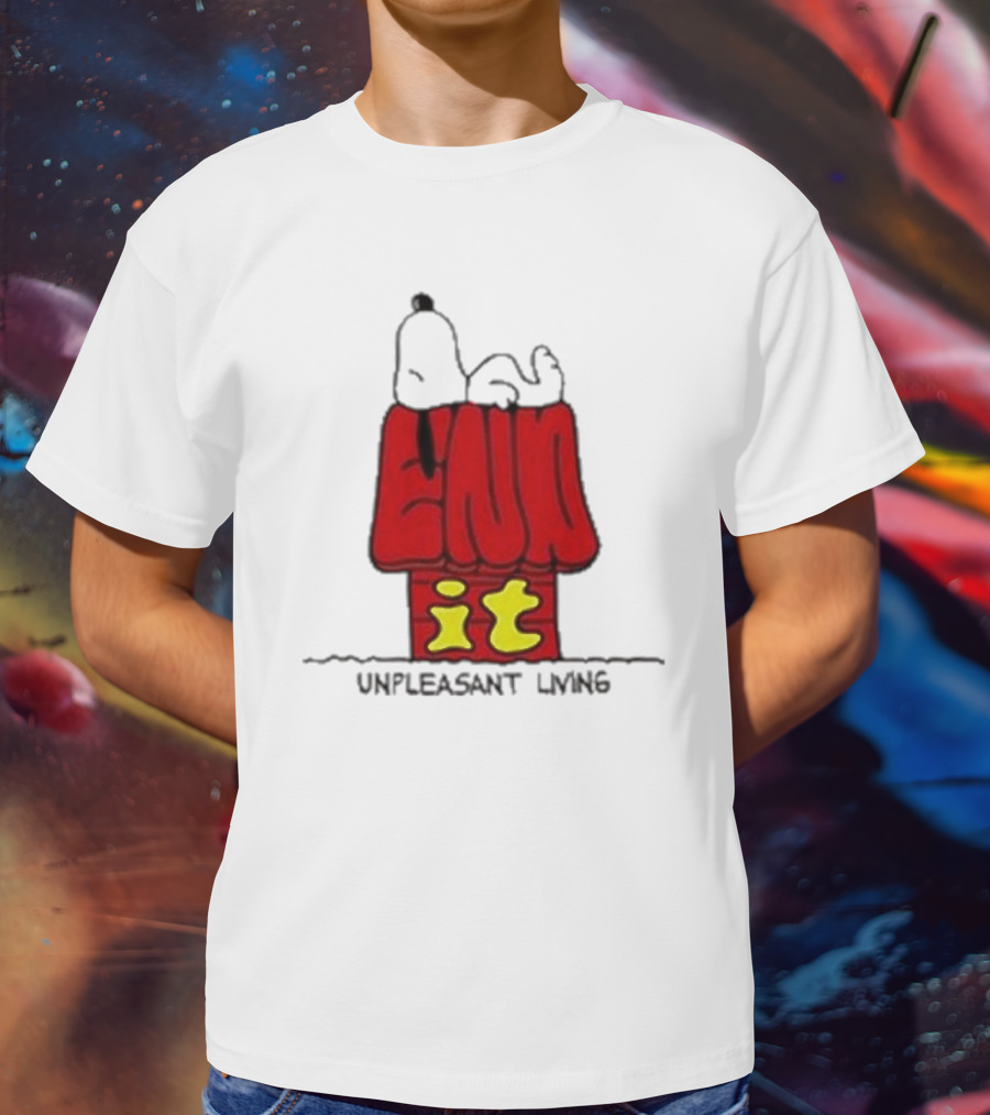 End It Unpleasant Living Pistachio Gallery Doghouse T-Shirt