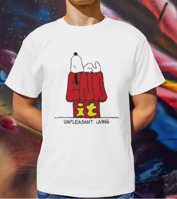 End It Unpleasant Living Pistachio Gallery Doghouse T-Shirt