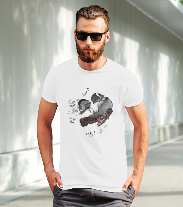 Prolaps Ask Me About God Crack Bleeding Heart Hi Five Hints HA HA HA T-Shirt