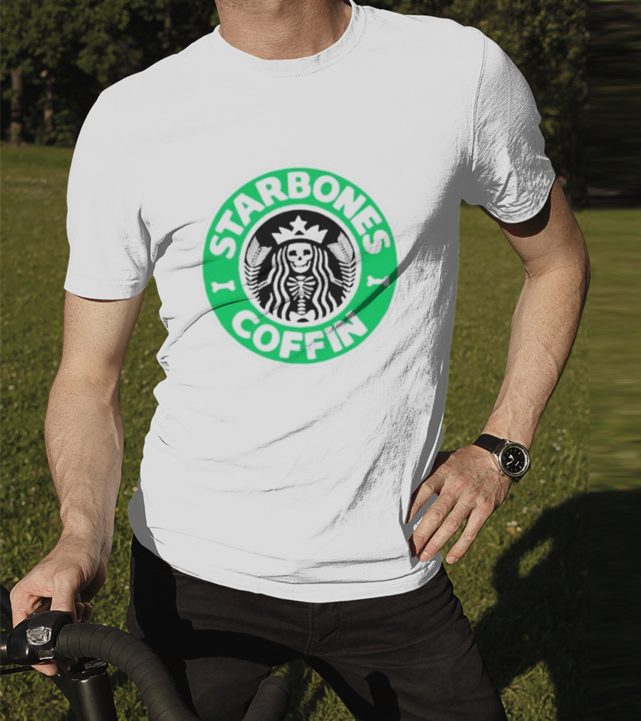 Starbones Coffin Skeleton Emblem T-Shirt