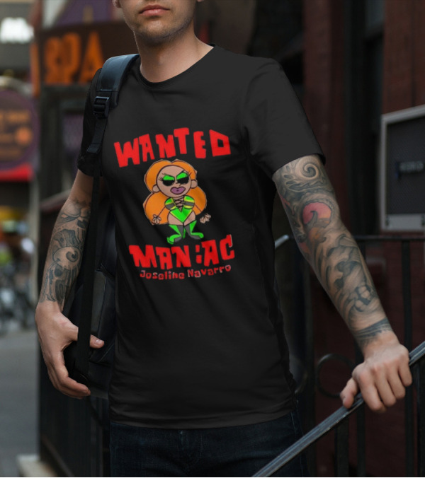 Wanted Maniac Joseline Navarro Character Design Vibrant Costume T-Shirt