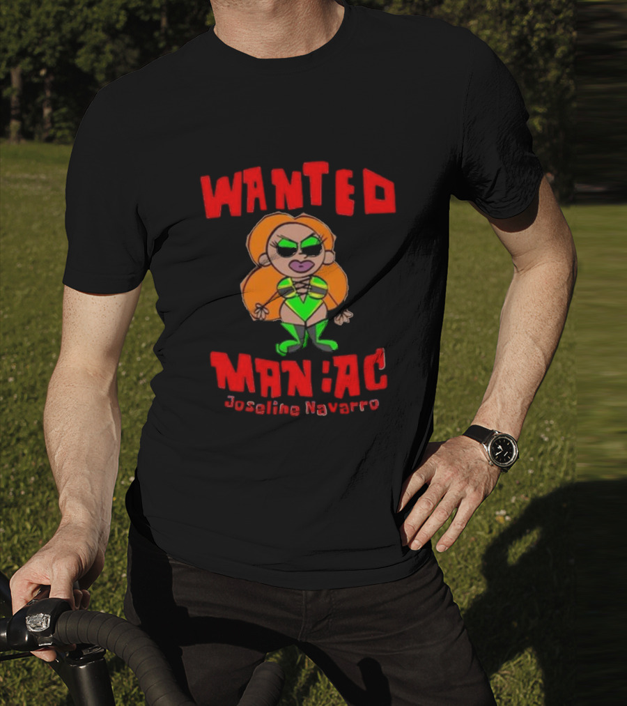 Wanted Maniac Joseline Navarro Character Design Vibrant Costume T-Shirt