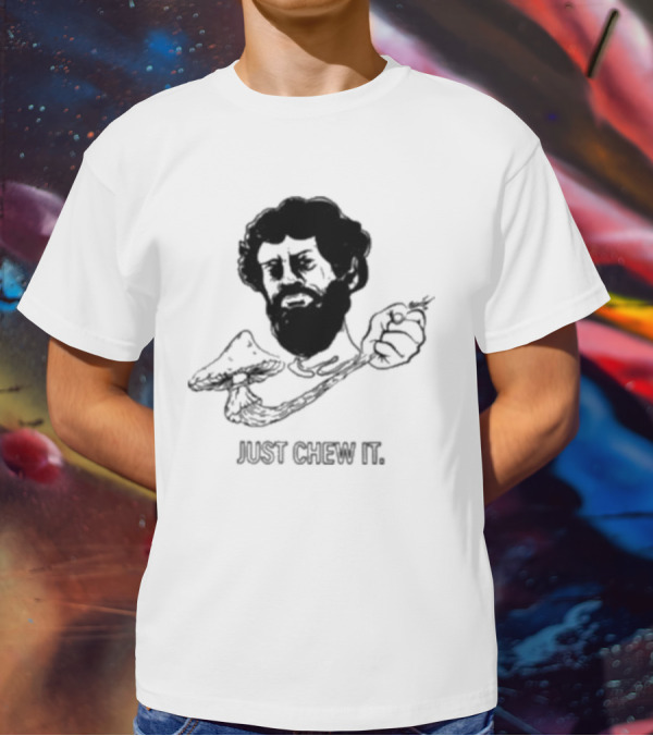 Dmtworld Just Chew It Psychedelic Mushroom Concept T-Shirt