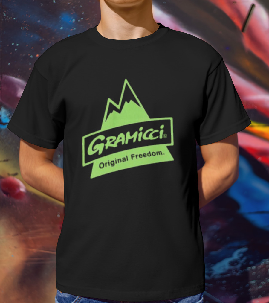 Gramicci Original Freedom Green Mountain T-Shirt