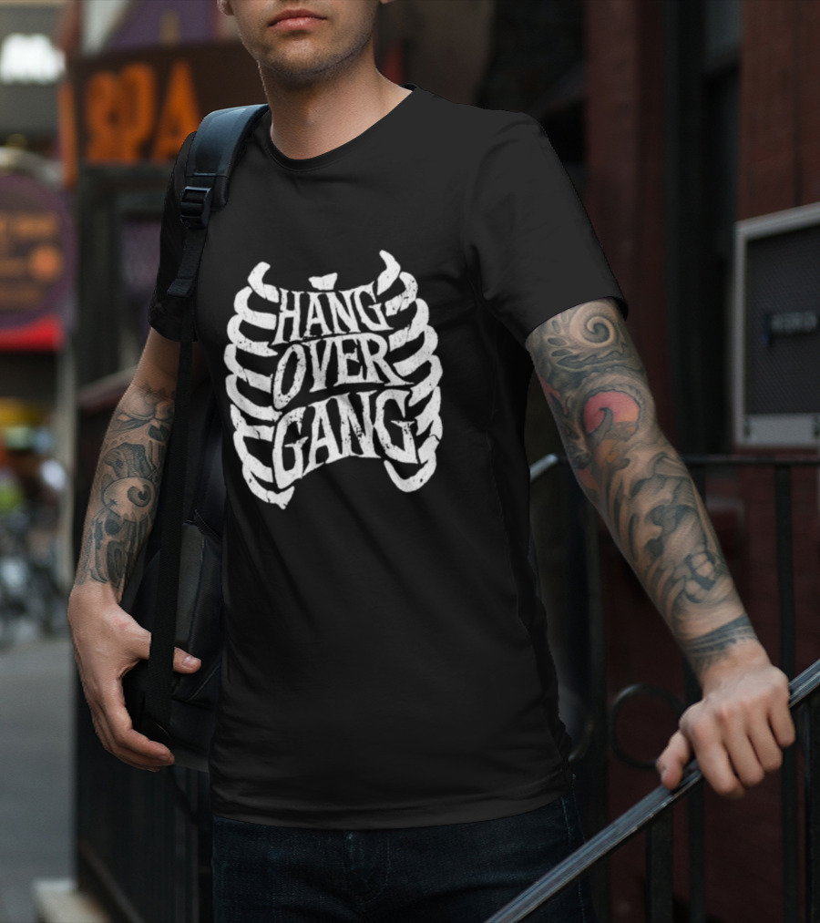 Hang Over Gang Ribcage Skeleton T-Shirt