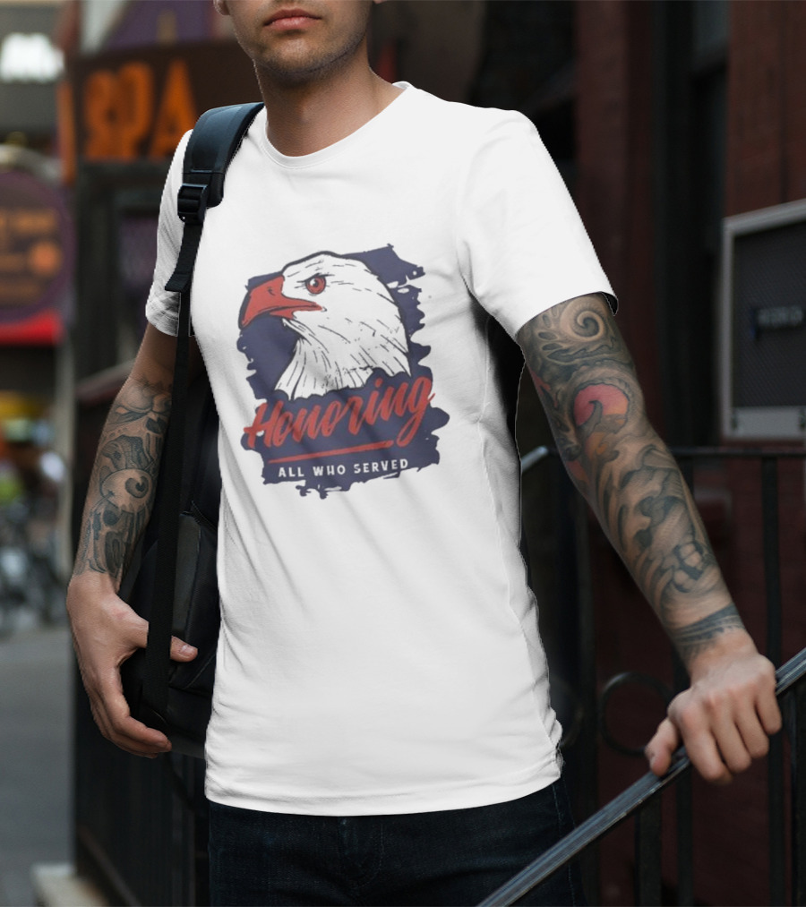 Honoring All Who Served Eagle T-Shirt