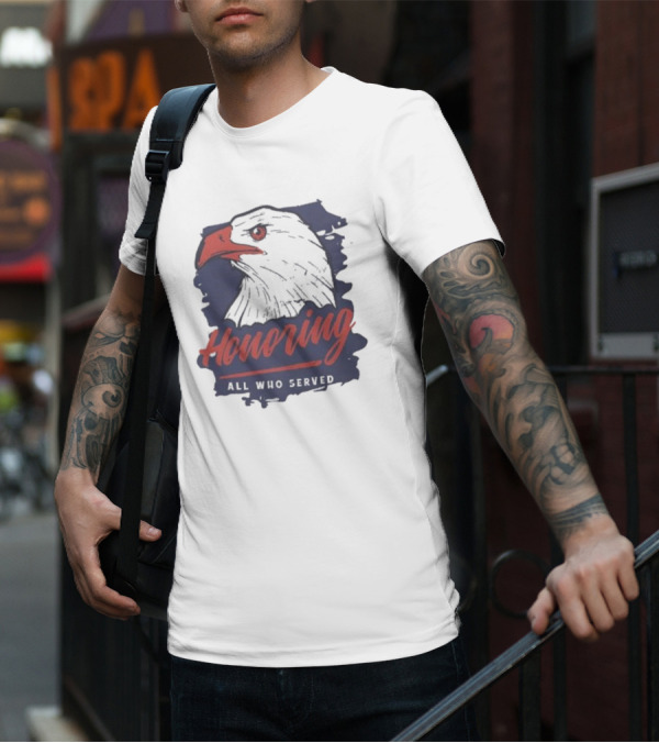 Honoring All Who Served Eagle T-Shirt