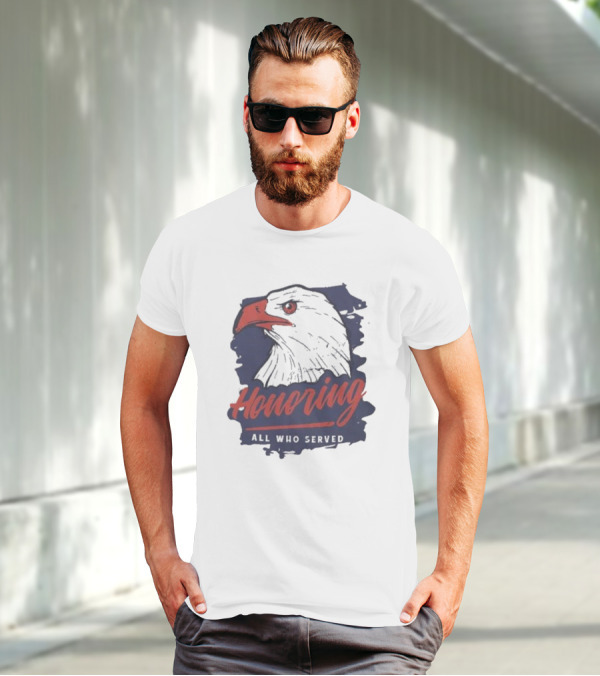Honoring All Who Served Eagle T-Shirt