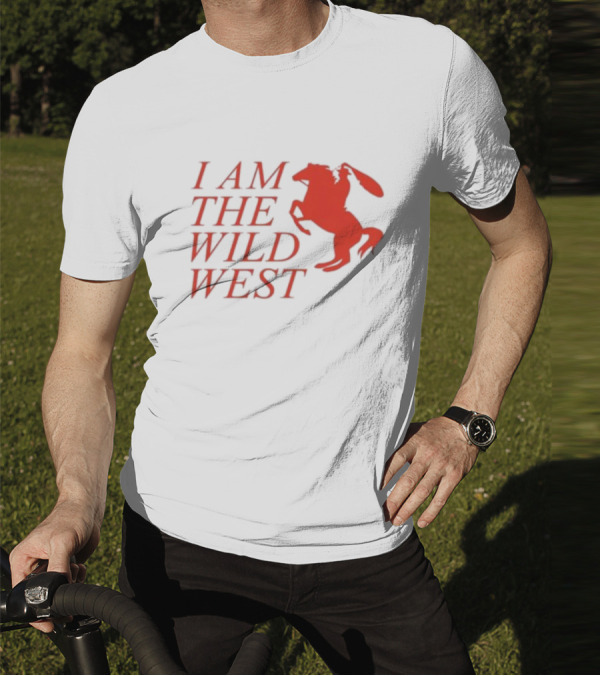 I Am The Wild West Horse And Rider Red T-Shirt