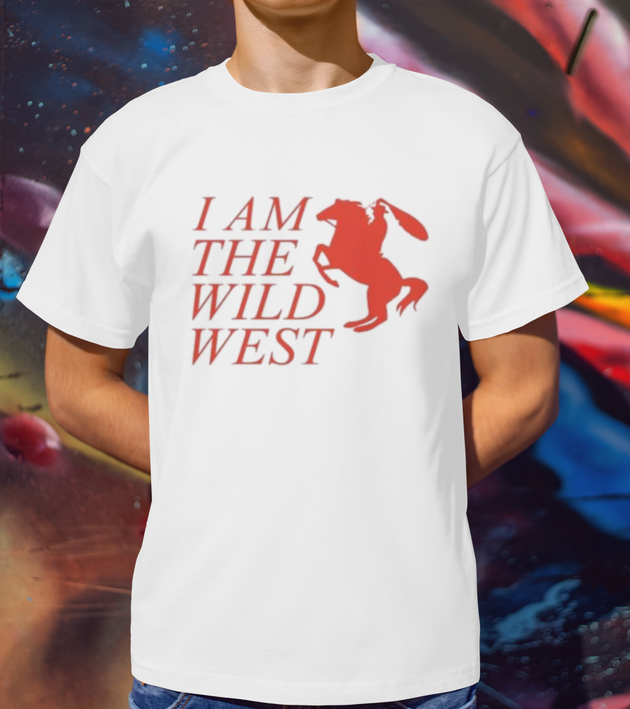 I Am The Wild West Horse And Rider Red T-Shirt