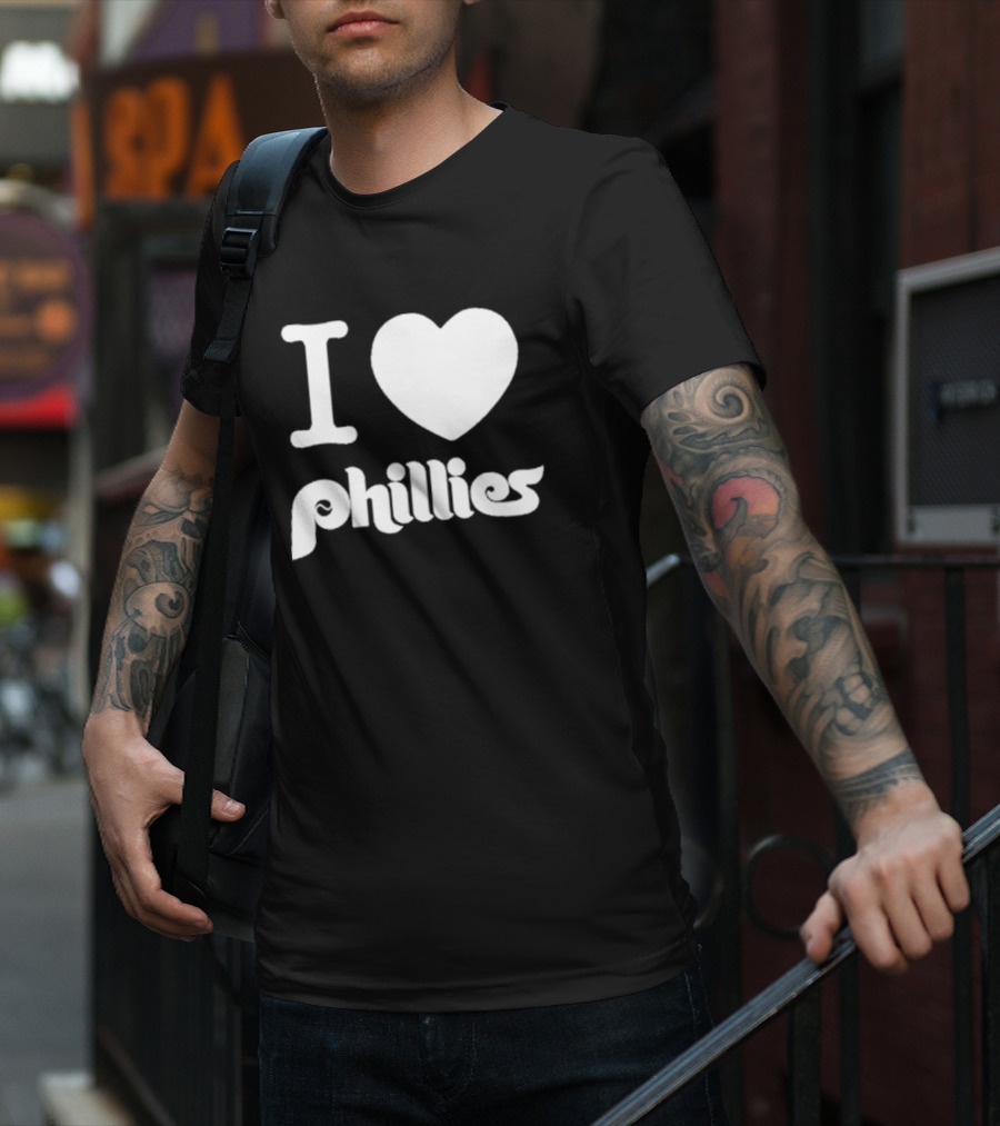 I Heart Phillies Fan Night Team Spirit T-Shirt