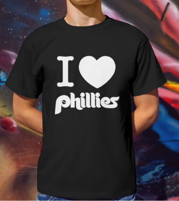 I Heart Phillies Fan Night Team Spirit T-Shirt