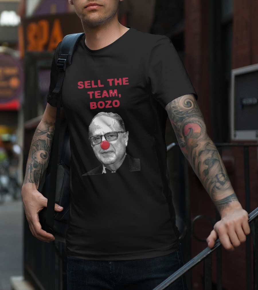 Sell The Team Bozo Red Nose Satire T-Shirt