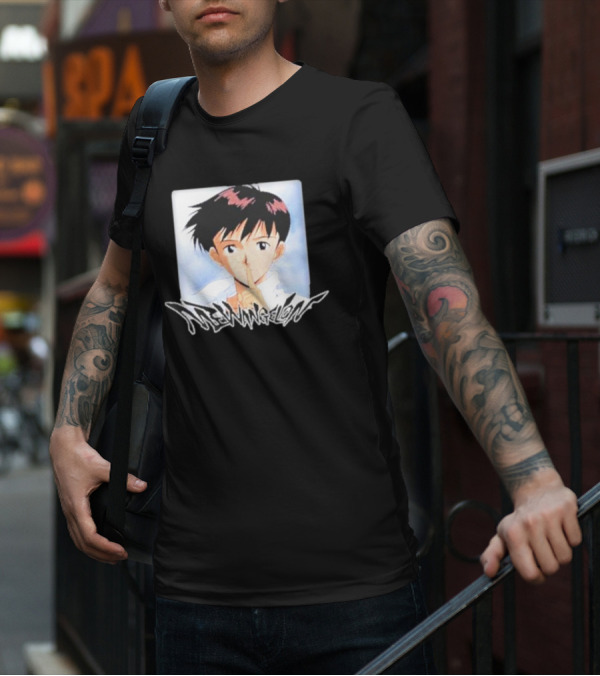 Goofyahhtees Mewangelion Anime Character T-Shirt