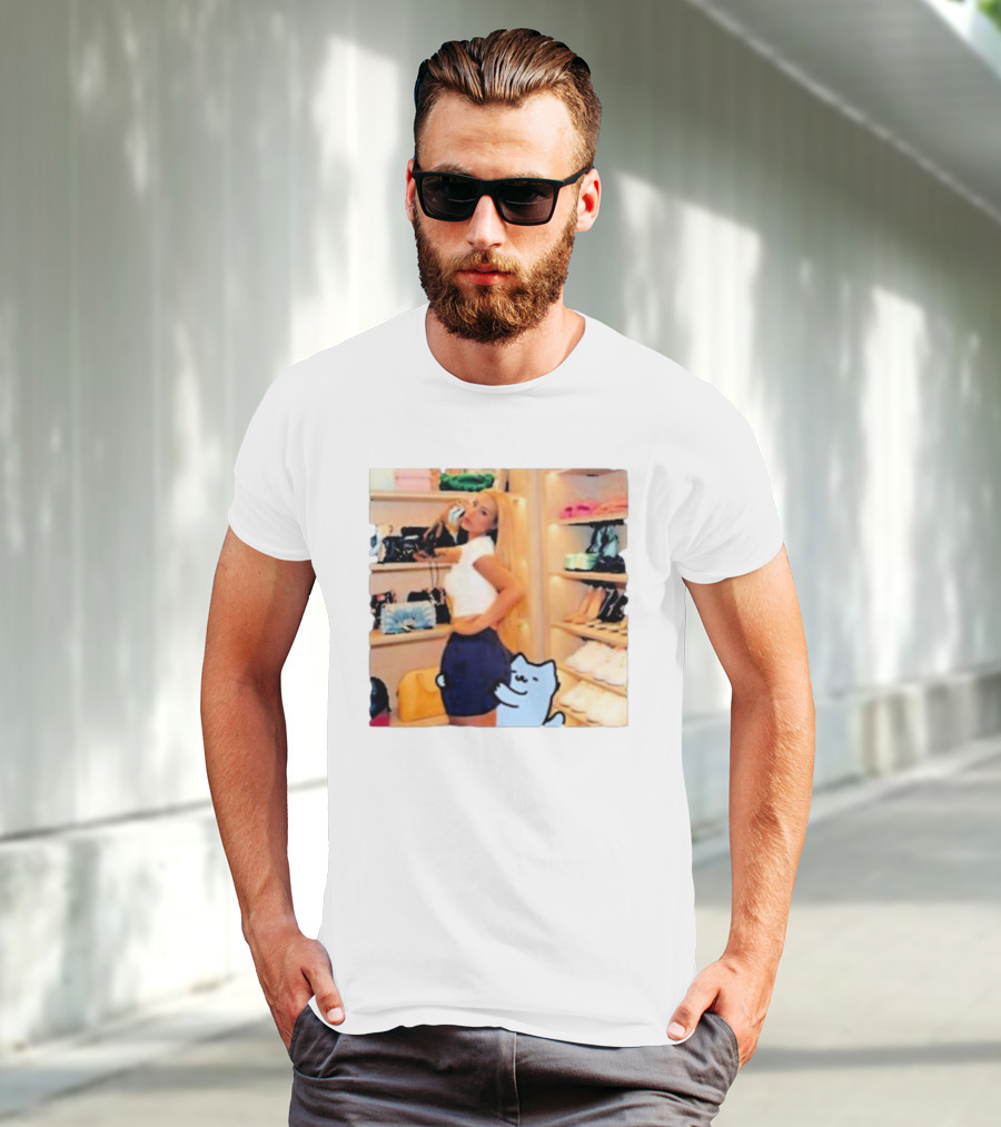 Iggy Azalea Culture Closet Fashion With Cute Cat T-Shirt