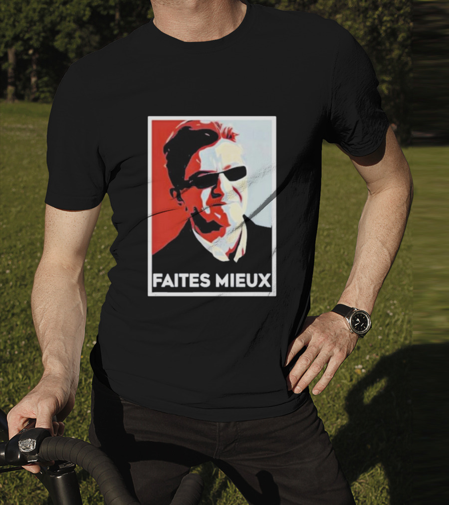 Faites Mieux Red And Black Pop T-Shirt