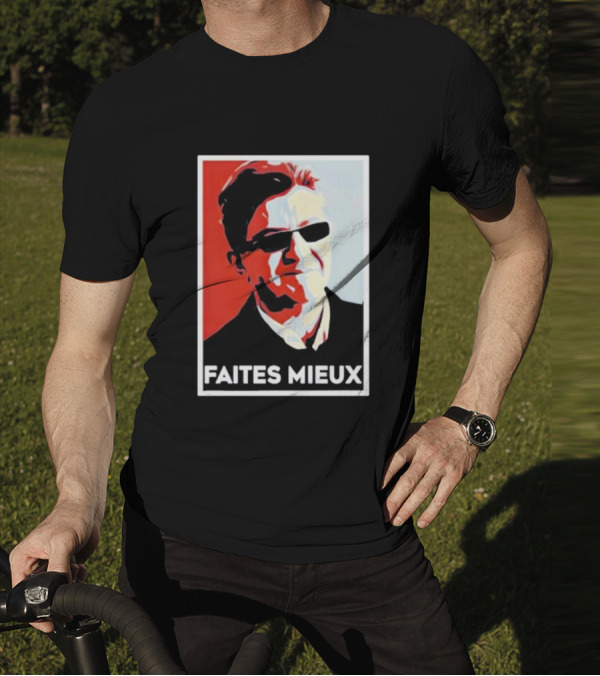 Faites Mieux Red And Black Pop T-Shirt