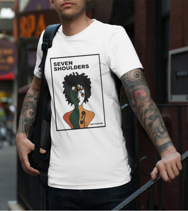 Seven Shoulders Sam Forster Afrocentric Abstract T-Shirt