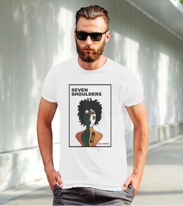 Seven Shoulders Sam Forster Afrocentric Abstract T-Shirt