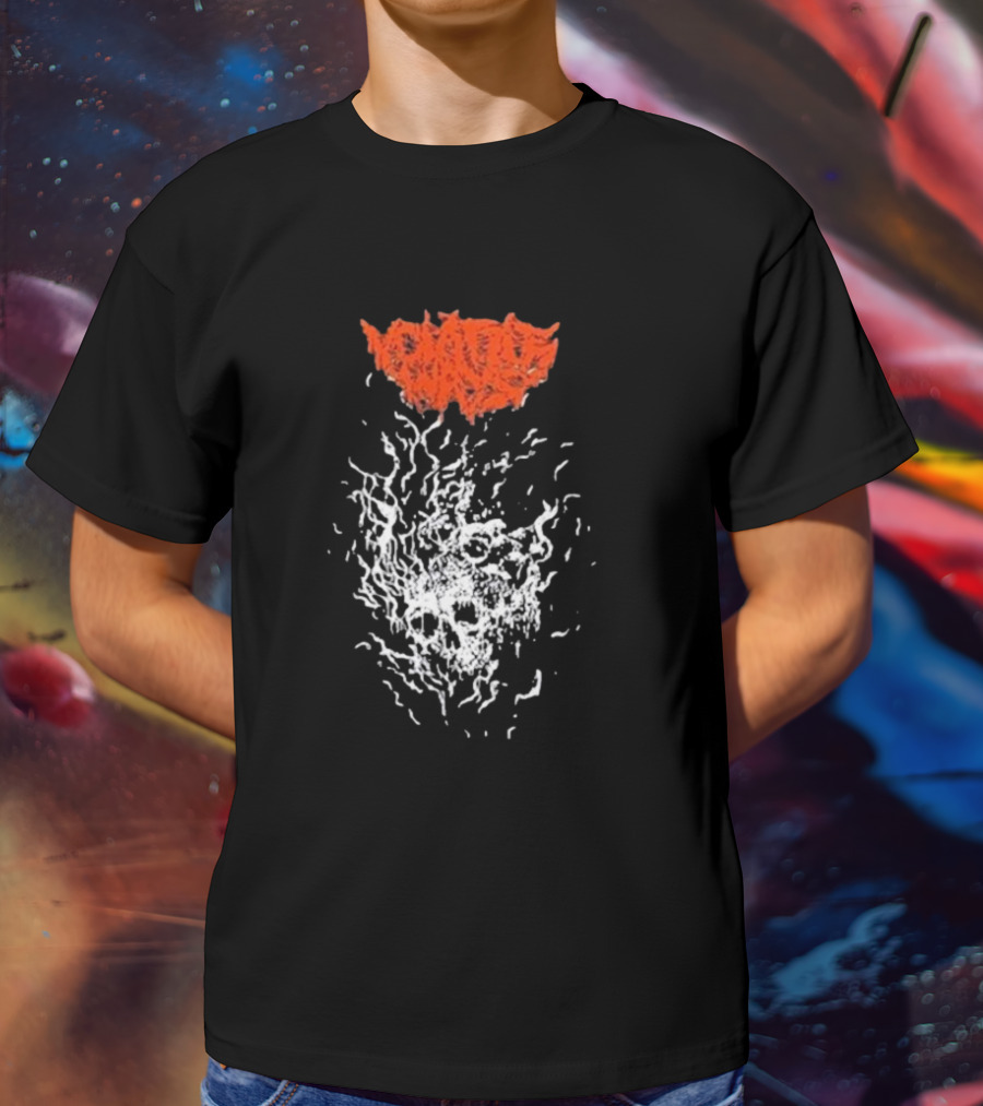 Volatile Ways Skull Fire Release My Tortured Soul T-Shirt