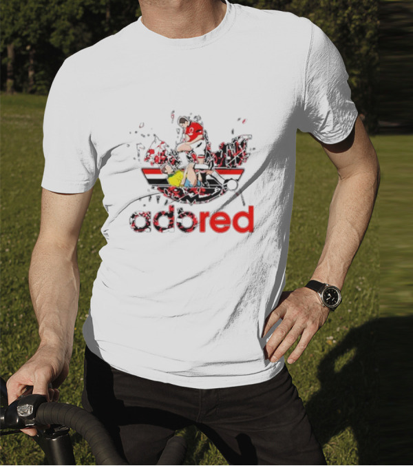 Adored Splatter Football Tackle T-Shirt