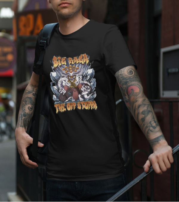 Big Raga The Opp Stoppa Warrior Character T-Shirt