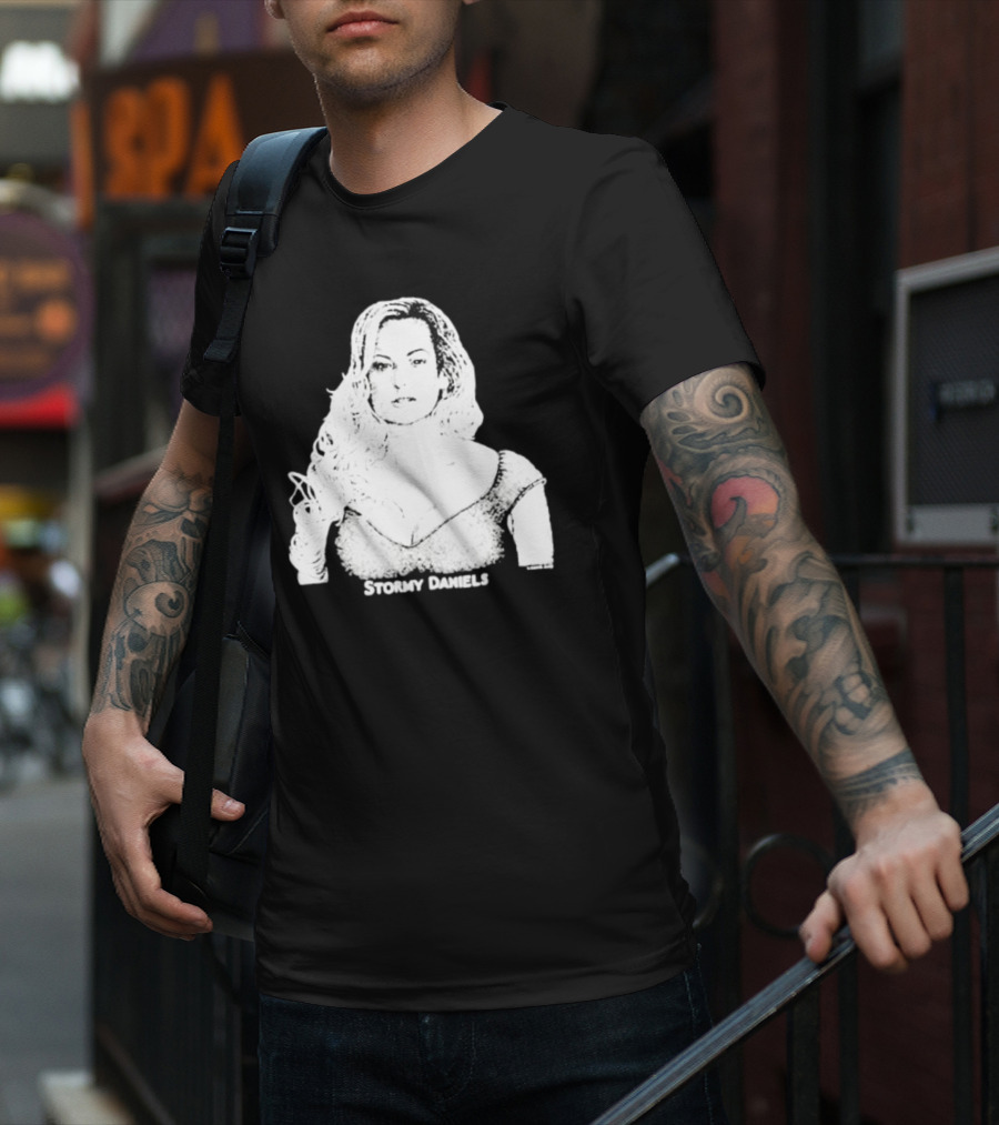 Stormy Daniels Monochrome T-Shirt