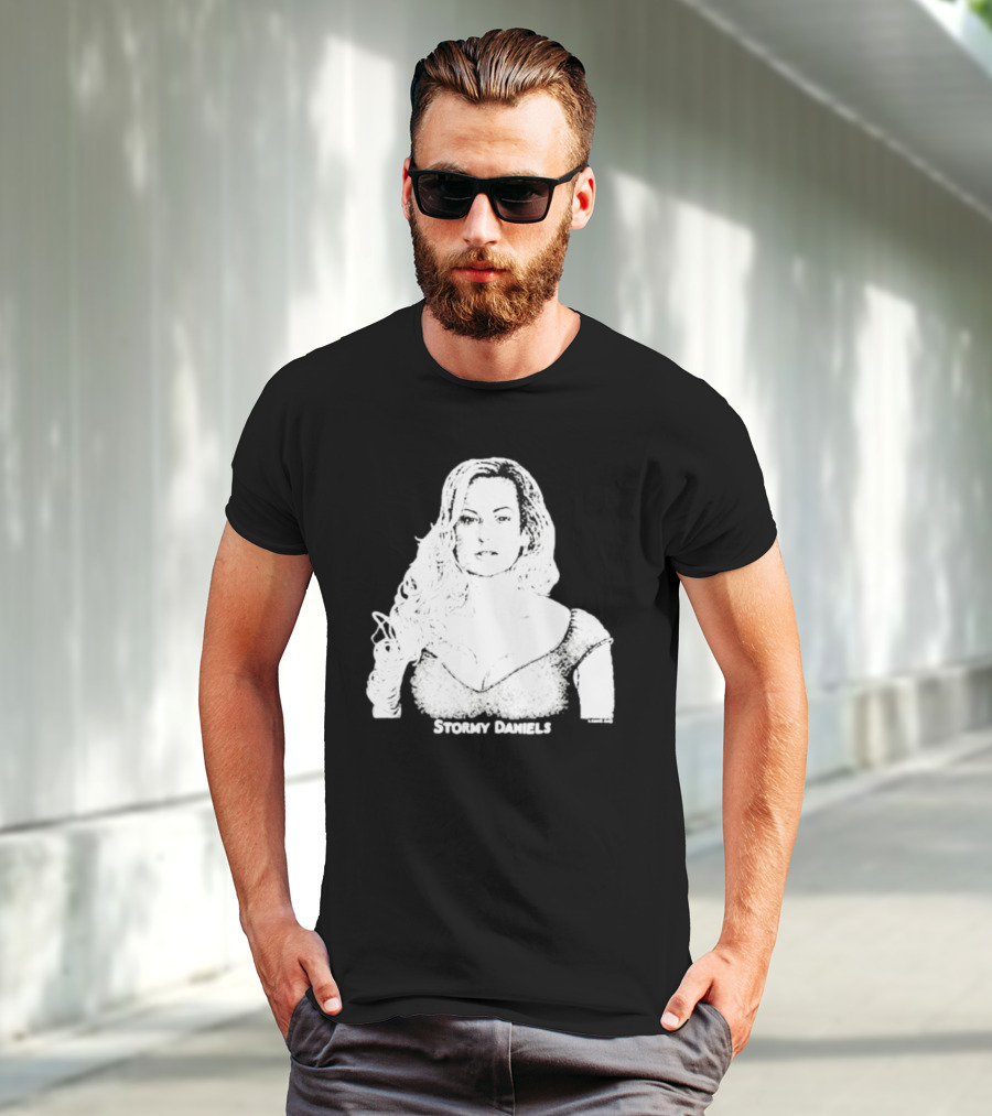 Stormy Daniels Monochrome T-Shirt