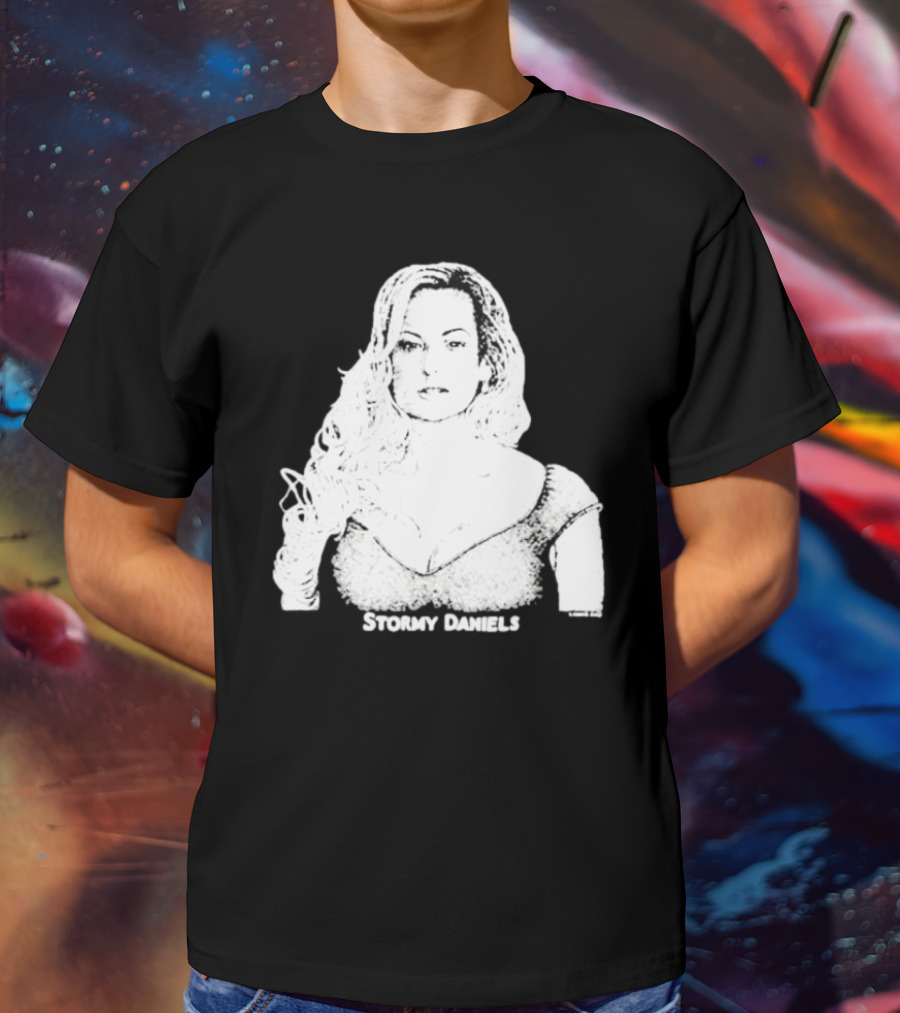 Stormy Daniels Monochrome T-Shirt