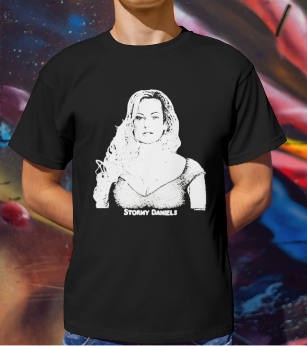Stormy Daniels Monochrome T-Shirt