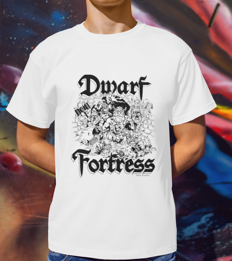 Dwarf Fortress Necromancer’s Tower Bay 12 Games T-Shirt