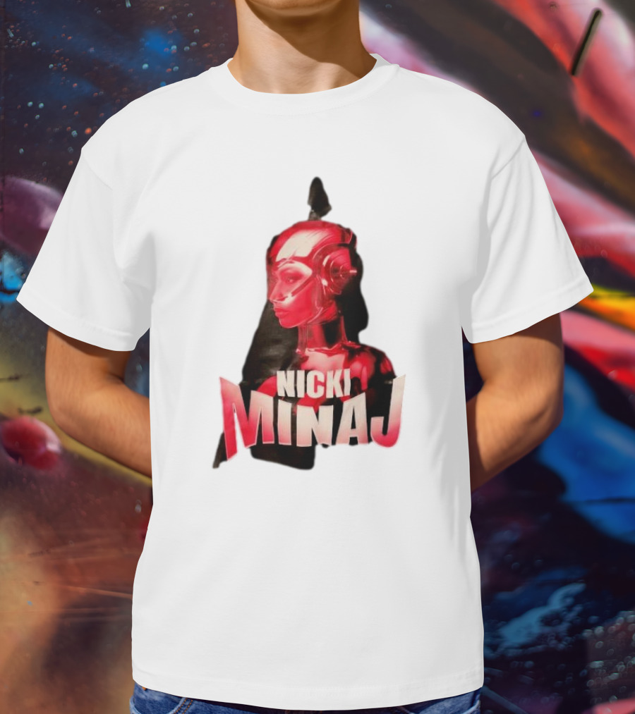 Nicki Minaj Red Robot Futuristic T-Shirt