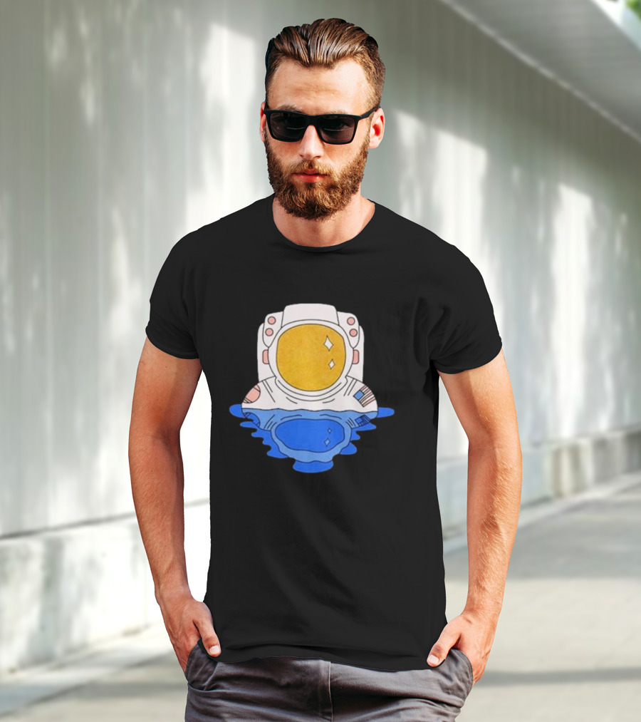 SciShow Buoyancy Lab Astronaut Floating In Water T-Shirt