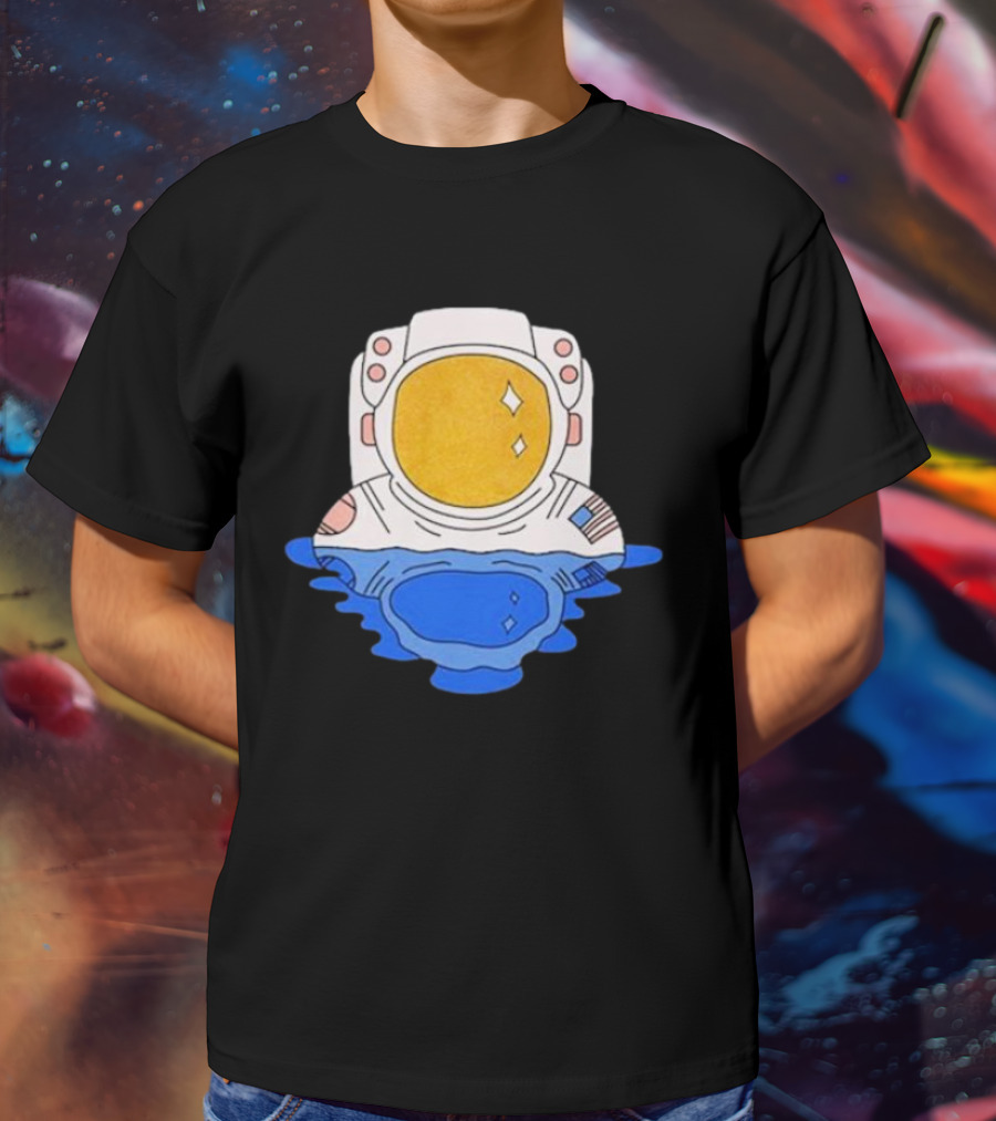 SciShow Buoyancy Lab Astronaut Floating In Water T-Shirt