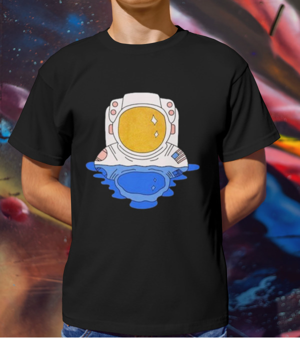 SciShow Buoyancy Lab Astronaut Floating In Water T-Shirt