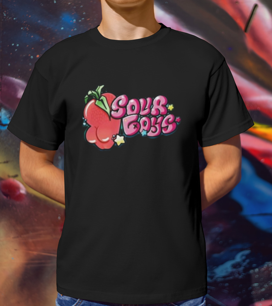 Sourboys Squishy Strawberry Stars T-Shirt