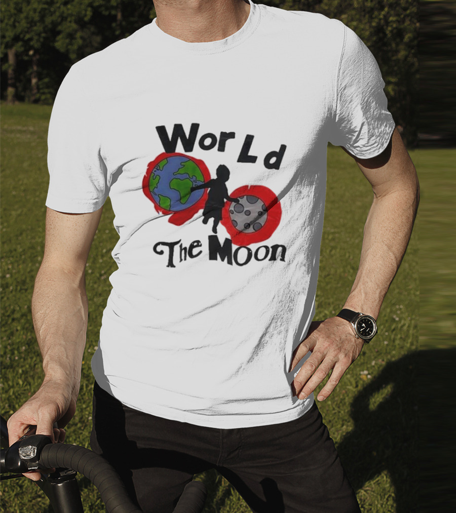 World The Moon Child Earth And Moon T-Shirt