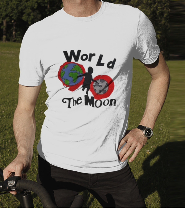 World The Moon Child Earth And Moon T-Shirt