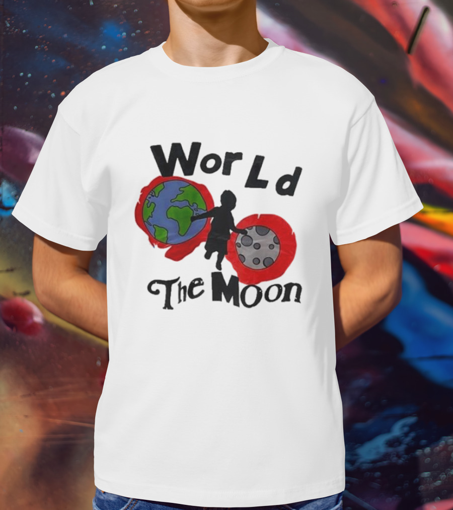 World The Moon Child Earth And Moon T-Shirt