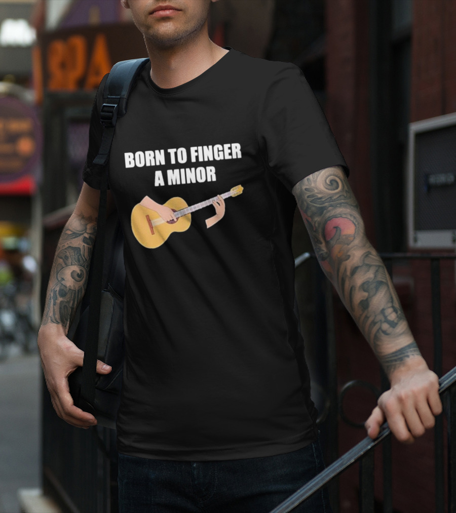 Born To Play A Minor Guitar Chord T-Shirt