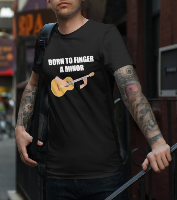 Born To Play A Minor Guitar Chord T-Shirt
