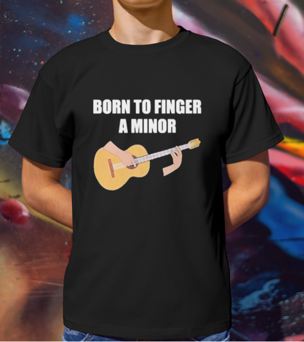 Born To Play A Minor Guitar Chord T-Shirt