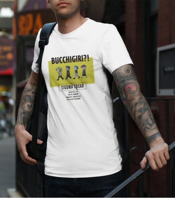 Bucchigiri Siguma Squad Anime Walk Chibitoko Series T-Shirt