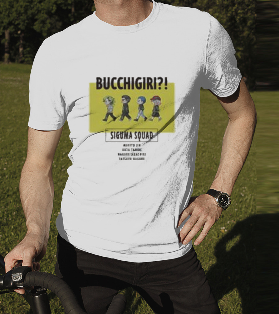 Bucchigiri Siguma Squad Anime Walk Chibitoko Series T-Shirt
