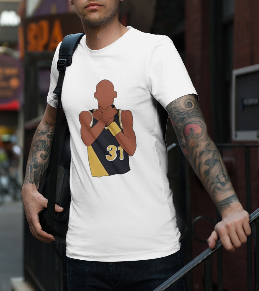 Candace Parker Reggie Miller 31 Gesture Basketball Fan T-Shirt