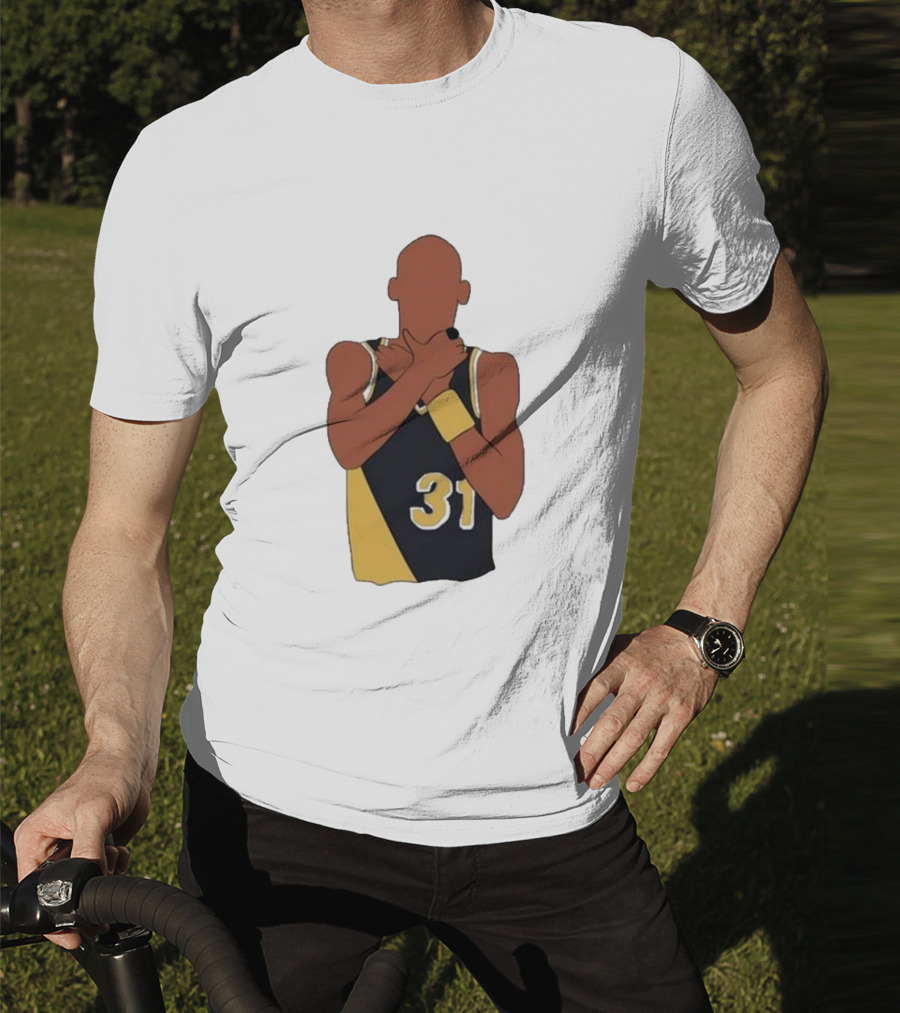 Candace Parker Reggie Miller 31 Gesture Basketball Fan T-Shirt