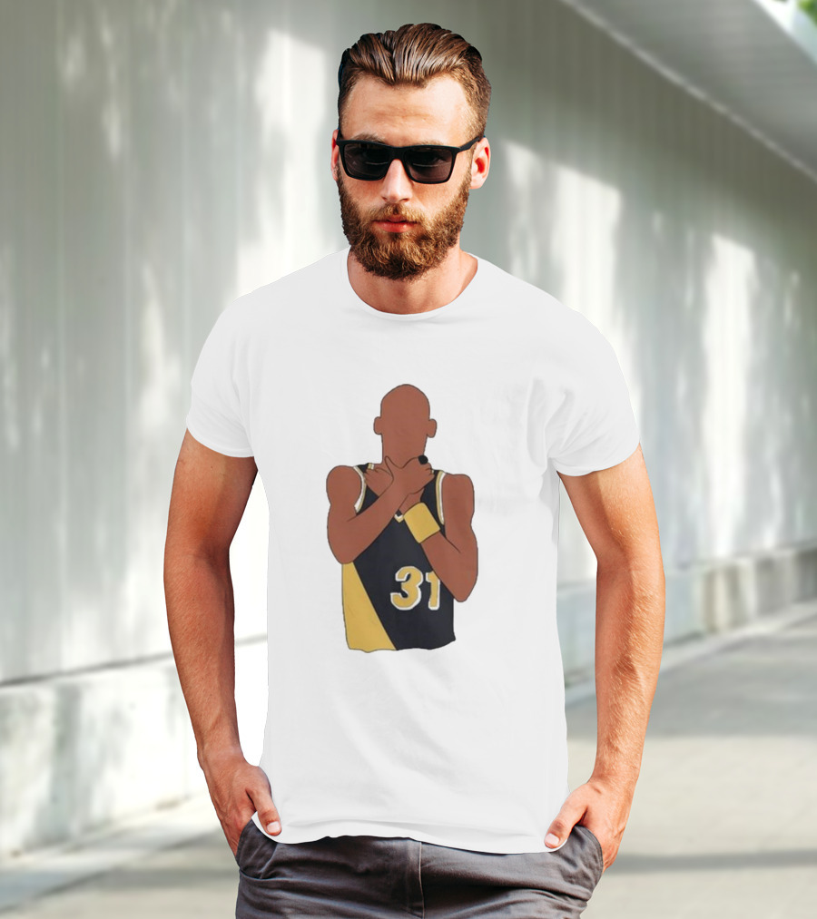 Candace Parker Reggie Miller 31 Gesture Basketball Fan T-Shirt