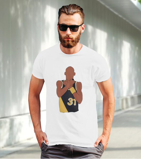 Candace Parker Reggie Miller 31 Gesture Basketball Fan T-Shirt